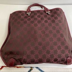 TUMI Signature Series Burgundy/Purple Tote bag with 1 zippered compartment + 2